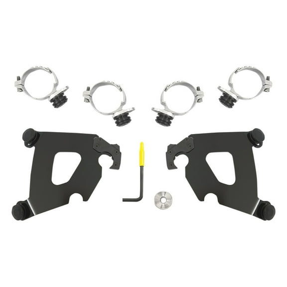 Memphis Shades Trigger-Lock Black Mount Kit for Cafe Fairings (MEB1995)