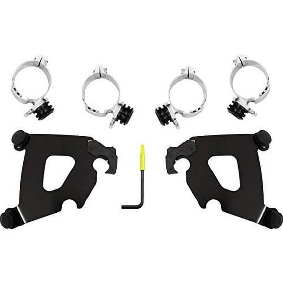 Memphis Shades Trigger-Lock Mounting Kit (Black/Cafe Fairing) for 18-20 Har