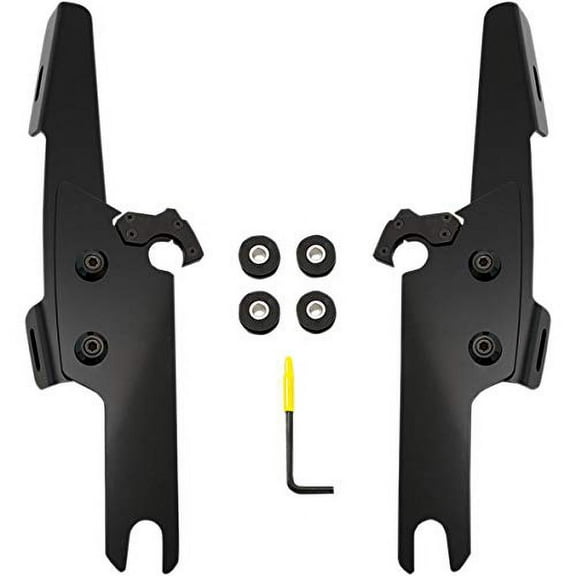Memphis Shades Trigger-Lock Mounting Kit (Black/Fats and Slim Windshields)