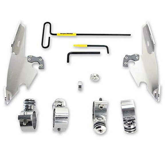 Memphis Shades Trigger-Lock Mounting Kit (Polished/Batwing Fairing) for 10-