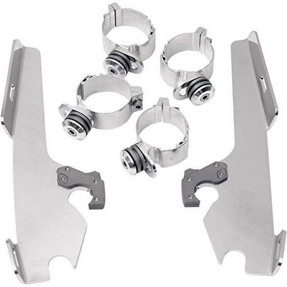 Memphis Shades Trigger-Lock Mounting Kit (Polished/Fats and Slim Windshield