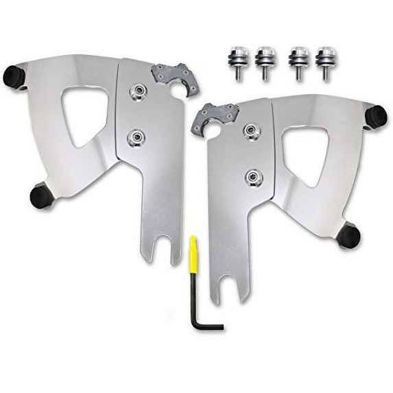Memphis Shades Trigger-Lock Mounting Kit (Polished/Road Warrior Fairing) fo