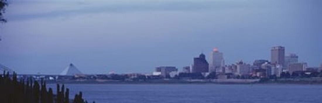 Memphis TN Canvas Art - Panoramic Images (18 x 6)