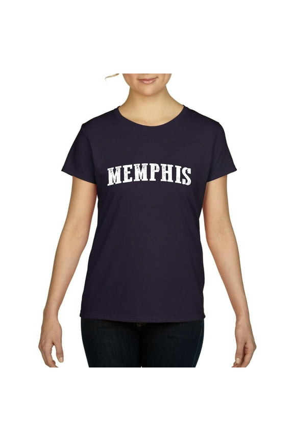 Memphis TN Tennessee Flag Nashville Map Tigers Home Tennessee State University Women's T-shirt Tee Clothes