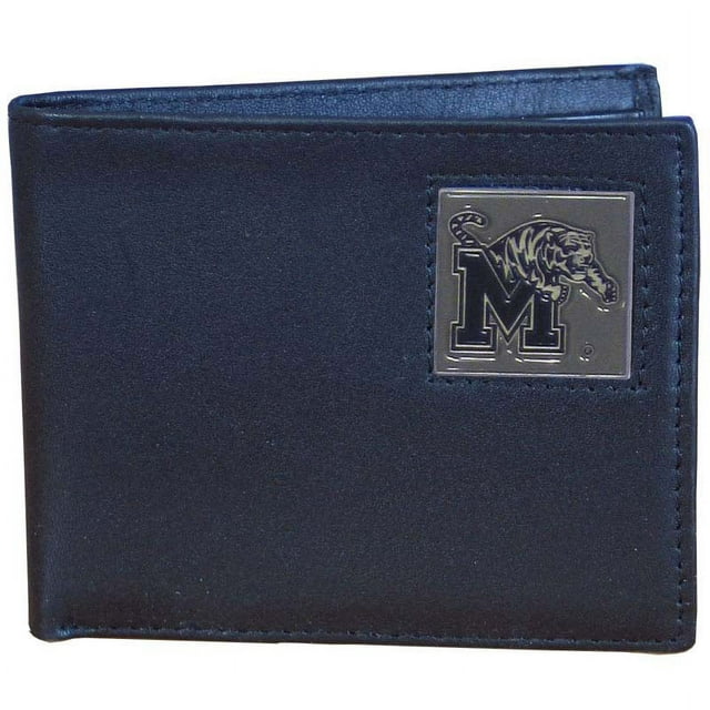 Memphis Tigers Official NCAA Leather Bi-fold Wallet by Siskiyou 159886
