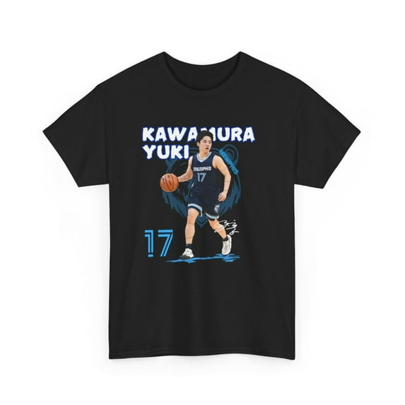 Memphis Yuki Kawamura #17 basketball Cartoon Unisex Heavy Cotton Tee-KTYK001-Black-XL