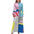 Memphis party Long Dress summer dress woman 2024 cute dress womens