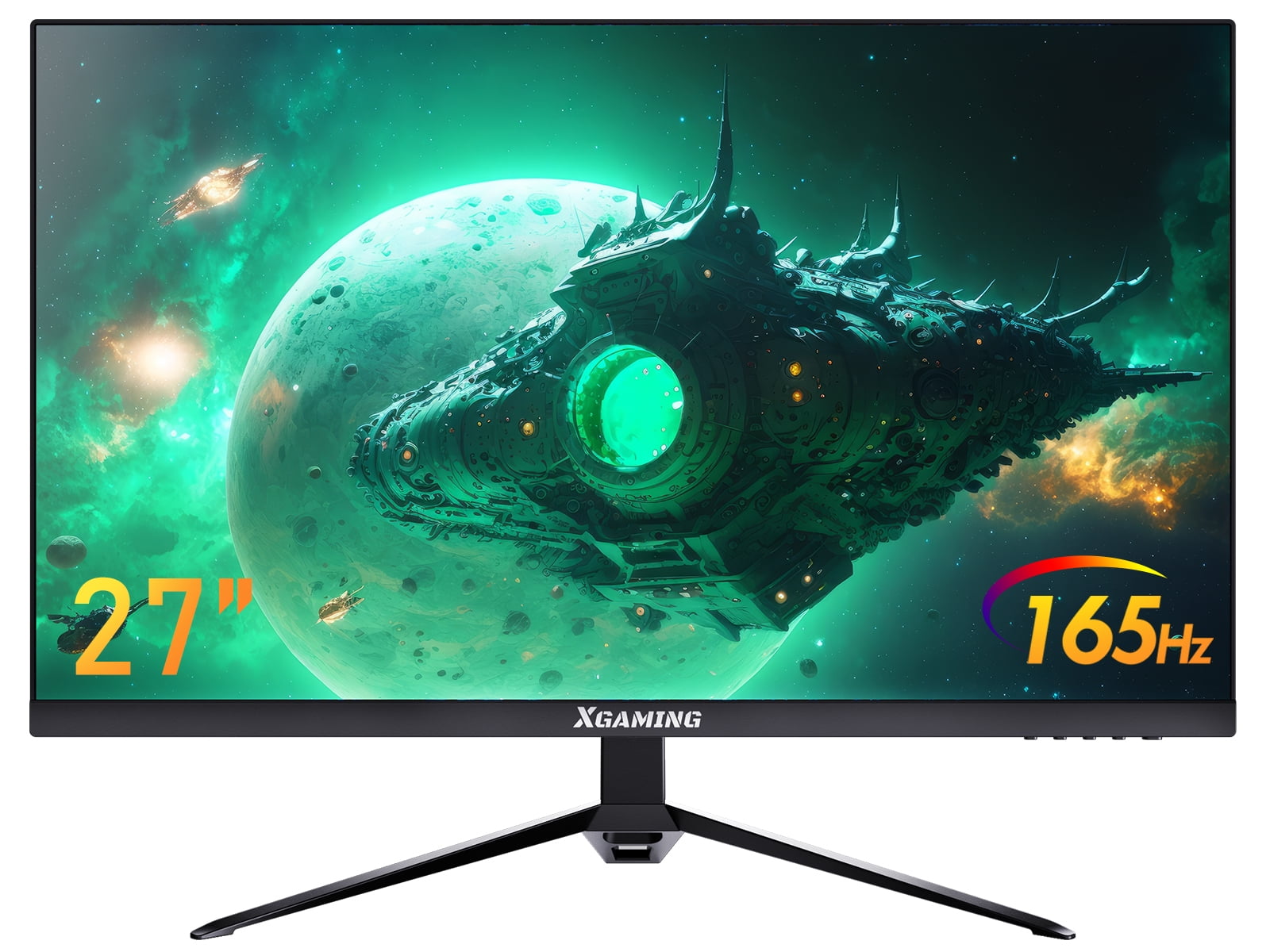 Memzuoix 27inch 165Hz Curved Gaming Monitor, 1440p 144Hz Gaming