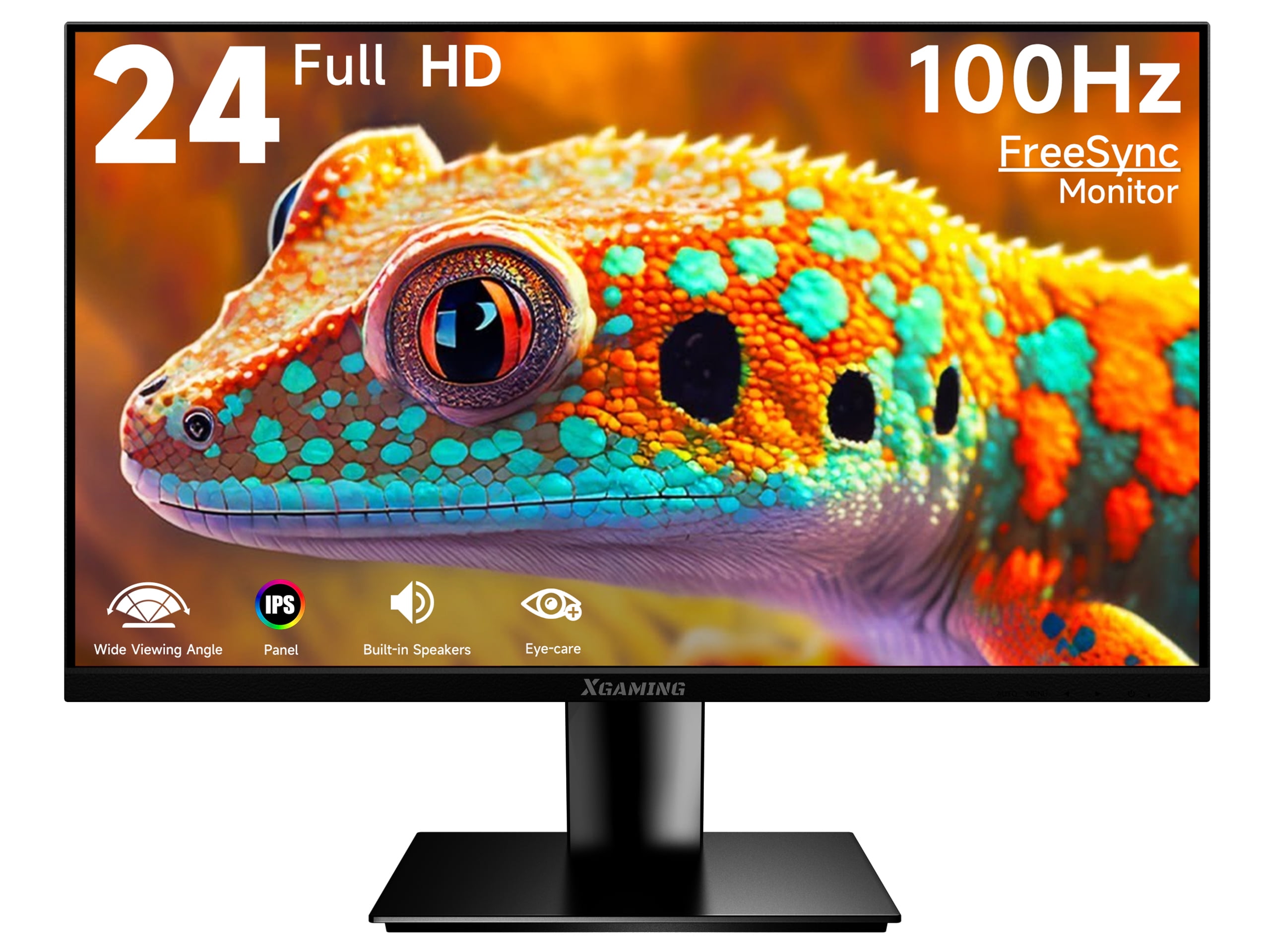 充実の品 24'' Memzuoix Ultra-thin 1080P FHD Monitor, Gaming 100Hz ディスプレイ・モニター本体