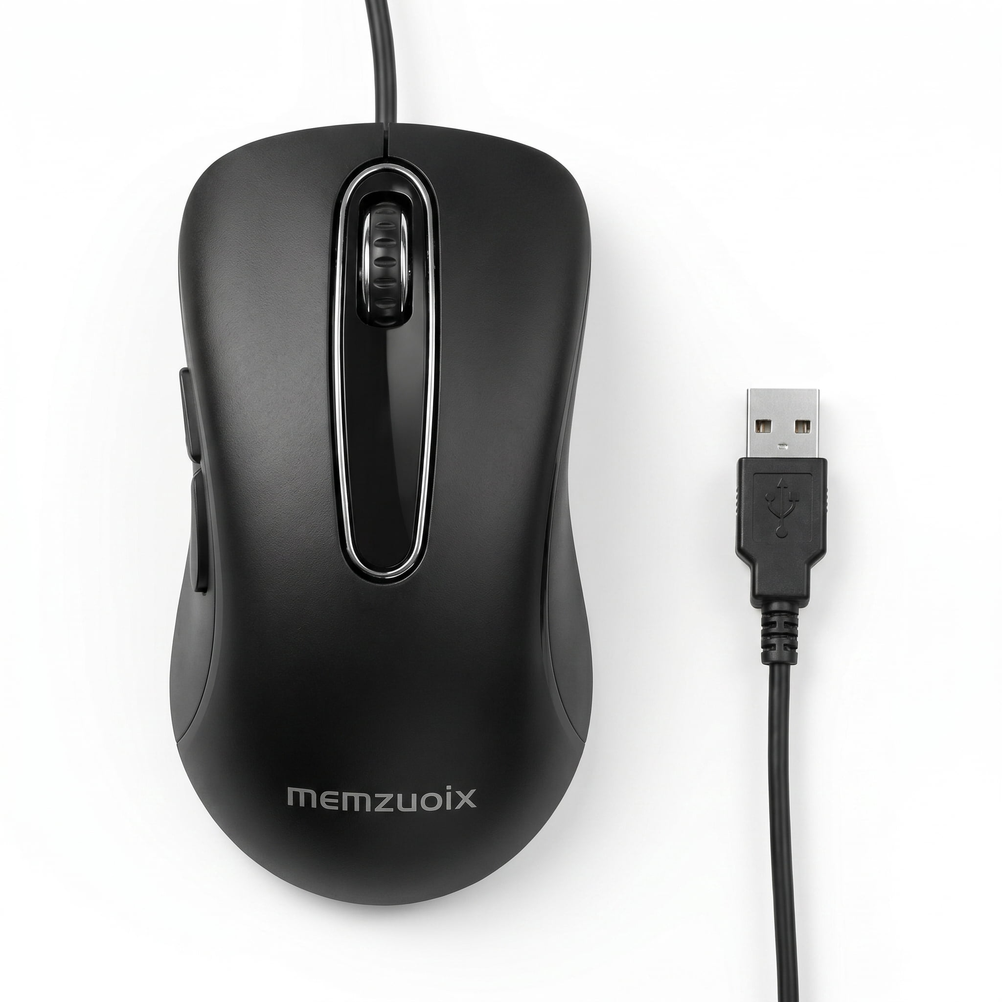 Memzuoix Wired USB Mouse, 5 Buttons, DPI Up to 1200, Ergonomic Cord ...
