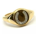 thumbnail image 1 of Men 0.50Ct Lab Created Diamond Pinky Band Wedding Ring 14k Yellow Gold Plated 925 Sterling Silver, 1 of 3