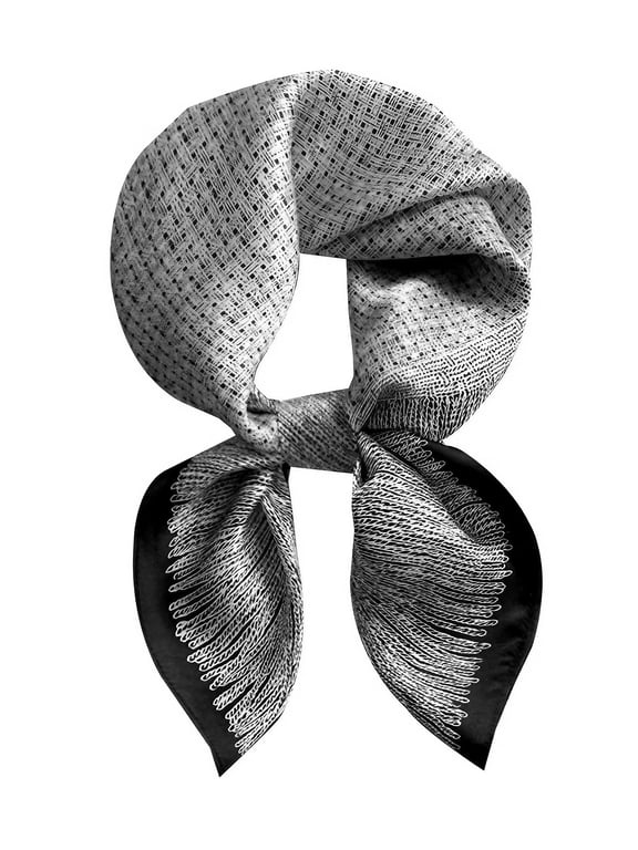 Men 100% Silk Square Scarf 27"x27" Neck Scarves Headwrap Neckerchief Business Casual Party