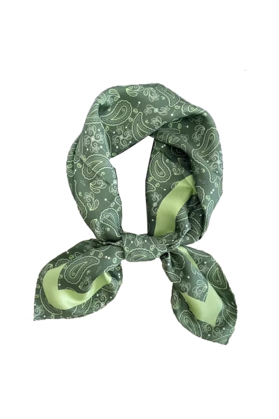 Men 100 Silk Twill Square Scarf 26"x26" Neck Scarves Wrap Business Casual Breathable Lightweight Paisley