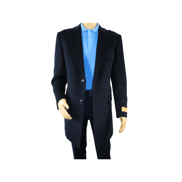 Navy three quarter length coat hotsell