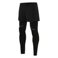 thumbnail image 1 of Men 2 in 1 Running Pants Gym Workout Compression Training Athletic Jogger Dry Fit Sports Bottoms with Inner Shorts Layer, 1 of 7