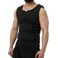 thumbnail image 1 of Men 2-in-1 Waist Trainer Vest, Sweat Body Shaper Tank Top, Neoprene Zipper Adjustable Strap Workout Sauna Suit, 1 of 9