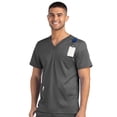 thumbnail image 1 of Men 3 Pocket V-neck Top XS-3XL By Maevn  /  Pewter, 1 of 1