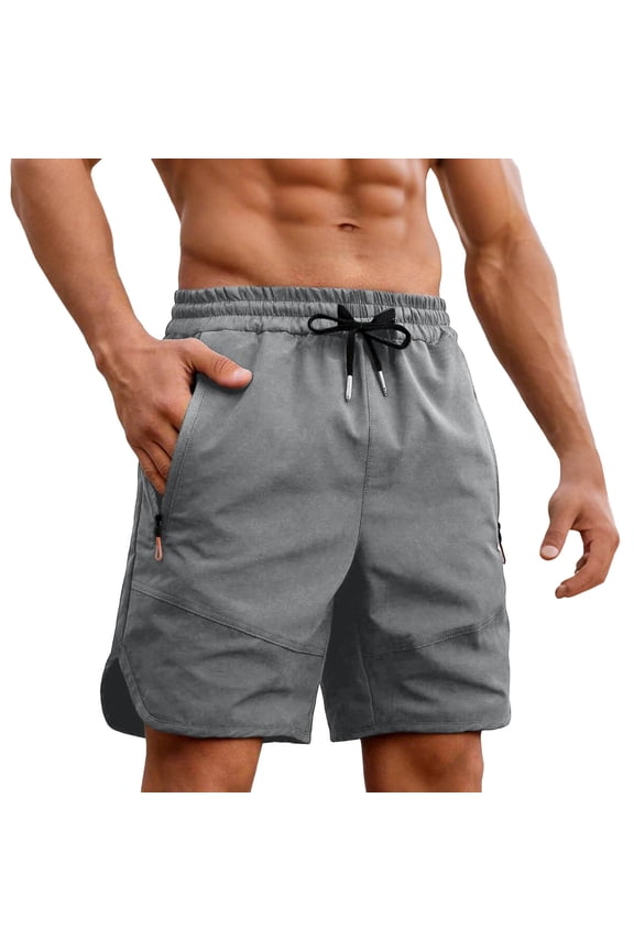 Men 5 Inch Gym Running Shorts Quick Dry Workout Athletic Breathable for Run Beach Pool Training Summer