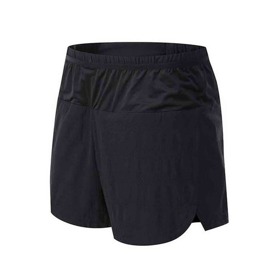 Men 5 Inch Gym Shorts with Liner Lightweight Running Quick Dry Mesh Workout Athletic Shorts 2 in 1 with Pockets