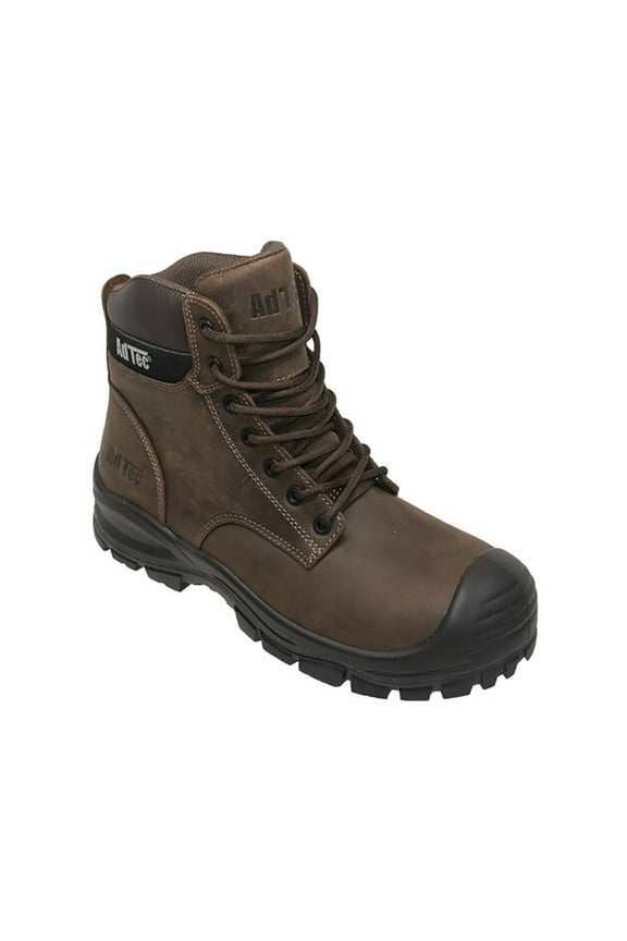 Men 6" Waterproof Composite Toe Work Boot Brown