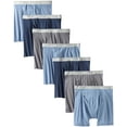 thumbnail image 1 of Men 7 Pack Boxer Briefs Assorted Colors Super Value SIZE Medium, 1 of 2