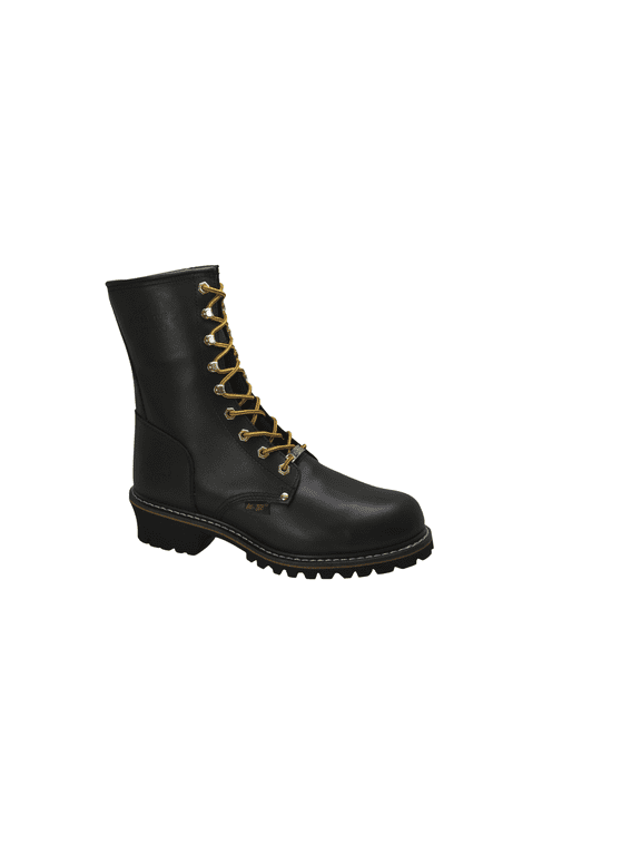 Men 9" Logger Boots Steel Toe Waterproof