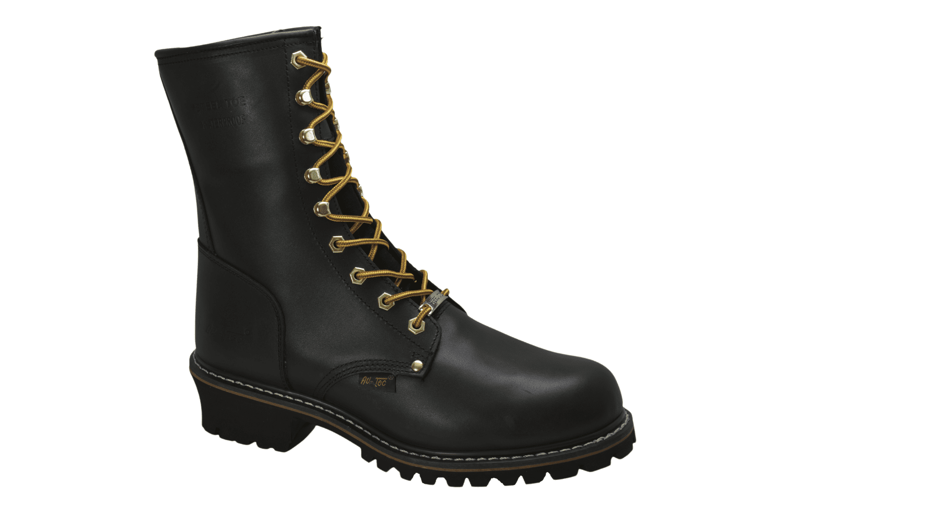 Men 9" Logger Boots Steel Toe Waterproof