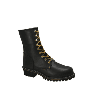 Men 9" Logger Boots Steel Toe Waterproof