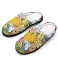 thumbnail image 1 of Men Adventure Time Jake The Dog Slippers Non-Slip Fuzzy House Slippers Warm Soft Plush Winter House Shoes Indoor Outdoor Slip-On Shoes, 1 of 7