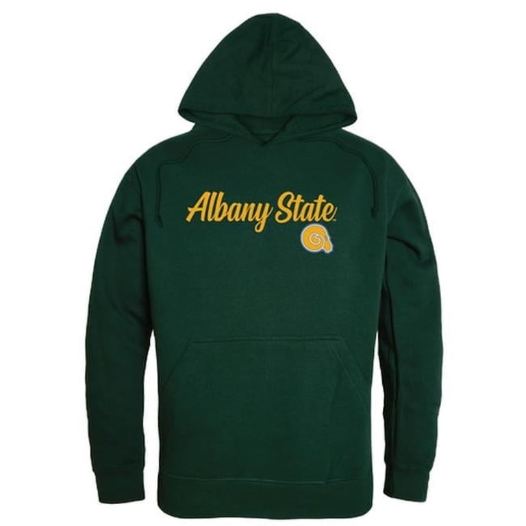 Men Albany State Golden Rams Script Hoodie, Royal Blue Medium
