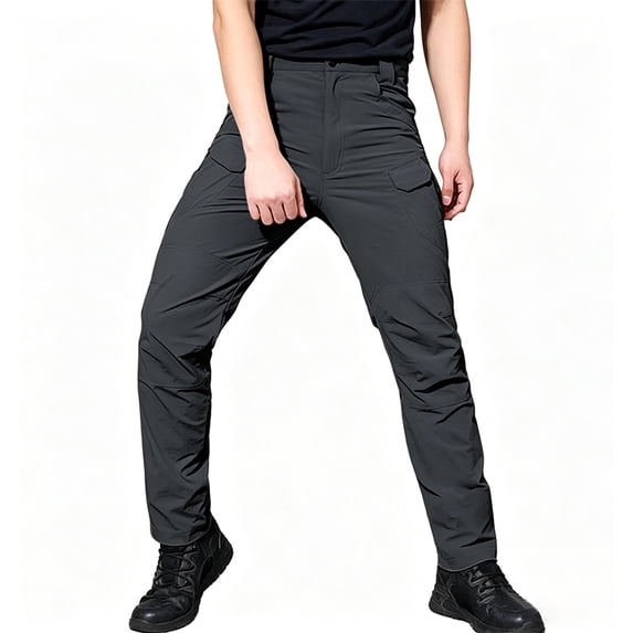 Men All Terrain Utility Cargo Pants Stretch Breathable Multi Pocket Regular Outdoor Work Pants S-XXL