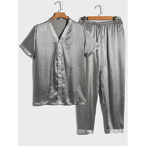 Men Allover Print Lounge Set