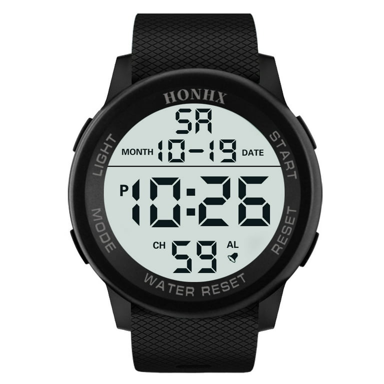 Men Analog Digital Military Sport LED Waterproof Wrist Watch Gbd h1000 Watch with Second Hand Watch for Women Digital Watch Simple Wooden Watch Women Watch with Seconds Womens Bracelet Watches Walmart...