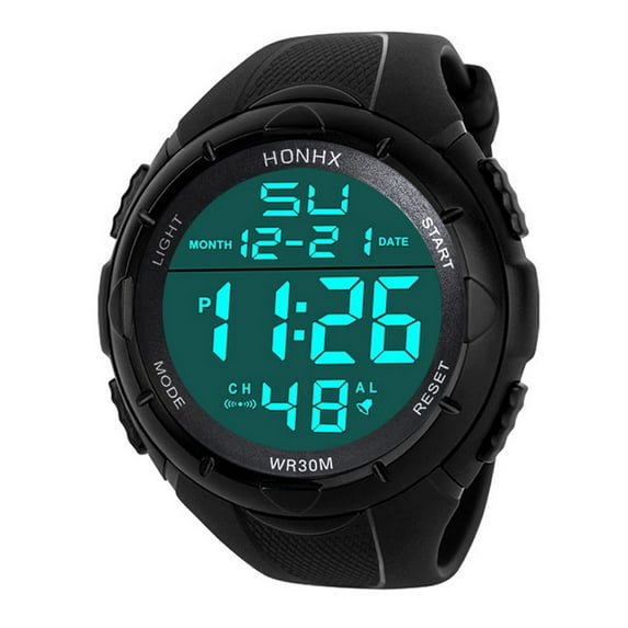 Men Analog Digital Military Sport LED Waterproof Wrist Watch