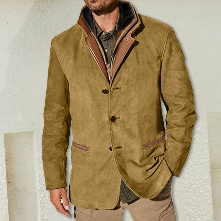 Men And Qomen Heavy Industry Vintage Work Jacket Retro American Casual Jacket Walmart