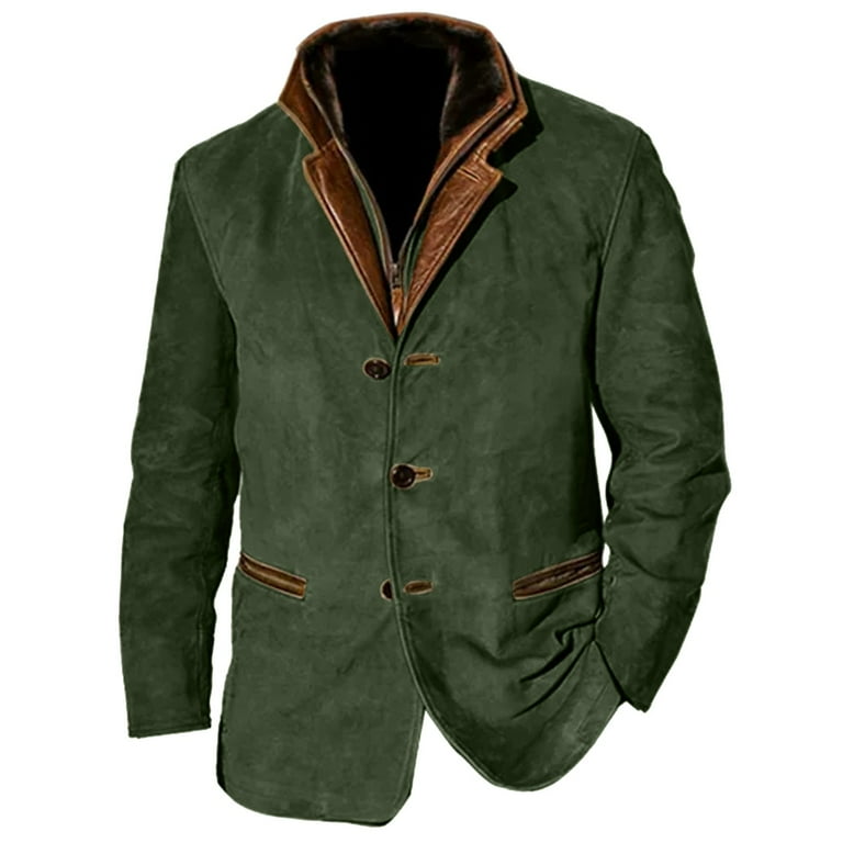 Men And Qomen Heavy Industry Vintage Work Jacket Retro American Casual Jacket Walmart