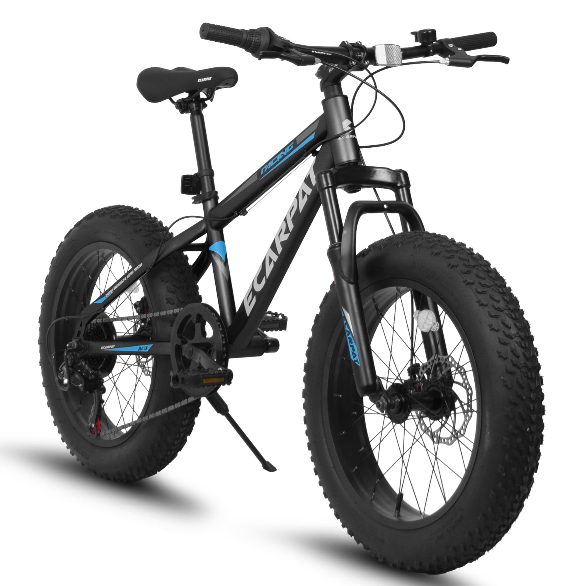 Men And Women Fat Tire Mountain Bike, 7-Speed, 20 Inch Bicycle Wheels ...