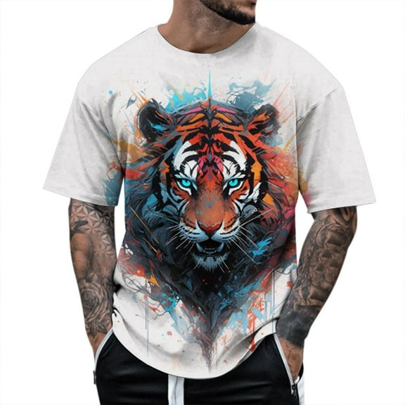 Men And Women Graphic T Shirt Men And Women Can 43D Print Short Sleeve Shirt Top Style