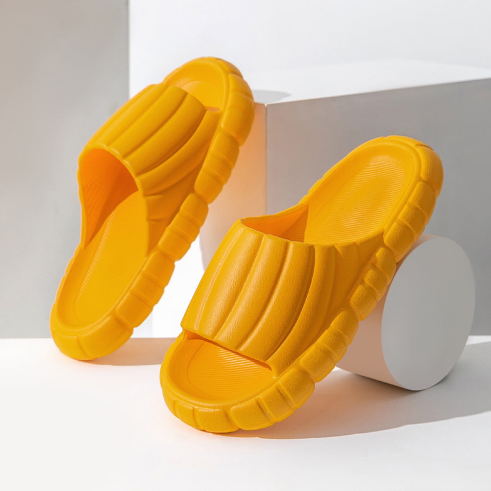Amazon.com: ANNGERK Premium Reflexology Foot Acupressure Massage Slippers  for Men Women(44-45-White) : Health & Household