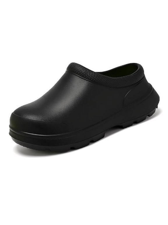 Men And Women Work Shoes Non Slip Waterproof Chef Shoes Food Service Work Clogs for Restaurant Oil Resistant Kitchen Shoes