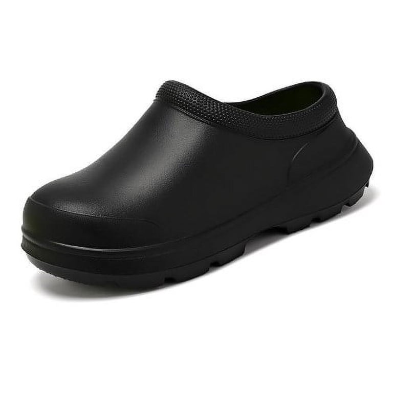 non slip restaurant dress shoes Tireow Men Women Non Slip Chef Shoes Waterproof Oil Resistant Work Shoes Slip Resistant Clogs Kitchen Care Medical Shoes for Restaurant Food Service