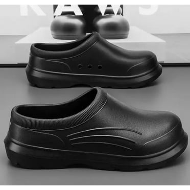 Chef Shoes Men, Non Slip Oil Water Resistant Safety Comfortable Work ...