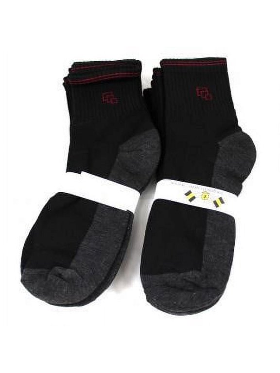Men Ankle Crew Socks - Random Color and logo - 5 CT