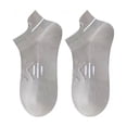 thumbnail image 1 of Men Ankle Socks Sweat Absorbing Thin Breathable Mesh Sports Socks Basic Soft Anti Odor Skin-Friendly Solid Color Classic Sock For Men 1 Pc, 1 of 3