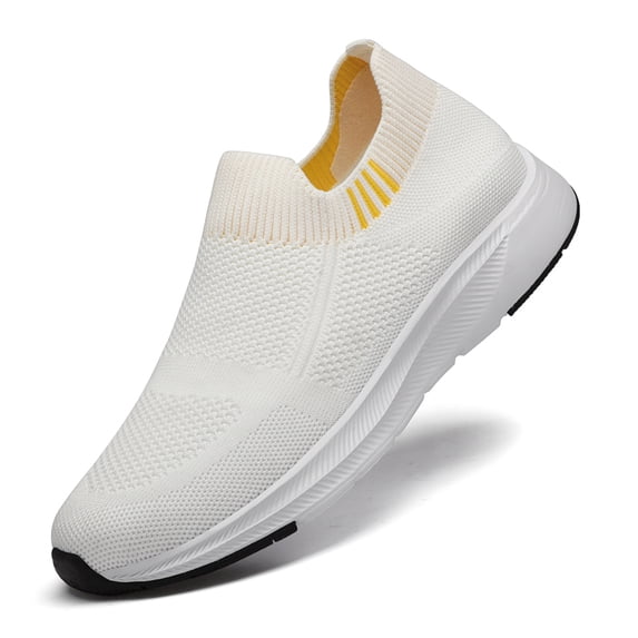Men Anti-Slip Summer Sports Shoes, ventilated mesh casual sneakers with sweat wicking feature.Reliable grip sole prevents slipping for home, outdoor and daily wear.