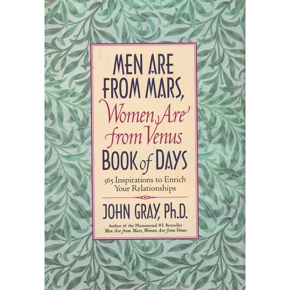 Pre-Owned Men Are from Mars, Women Are from Venus Book of Days: 365 Inspirations to Enrich Your Relationships Paperback