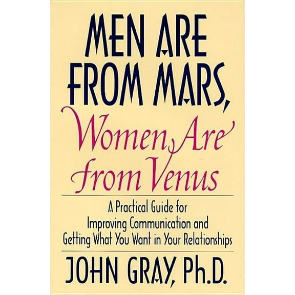Men Are from Mars, Women Are from Venus: Practical Guide for Improving Communication and Getting What You Want in Your Relationships (Hardcover)