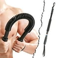 thumbnail image 1 of Fitness & Yoga Men Arm Chest Strength Training Developer 20KG Spring Exerciser Hand Fitness Grips Power Twister Bar Body Building, 1 of 4