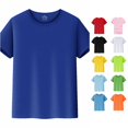 thumbnail image 1 of Men Athletic Crewneck Gym Tee Short Sleeve WorkouTennis T Shirts Running Top, 1 of 8
