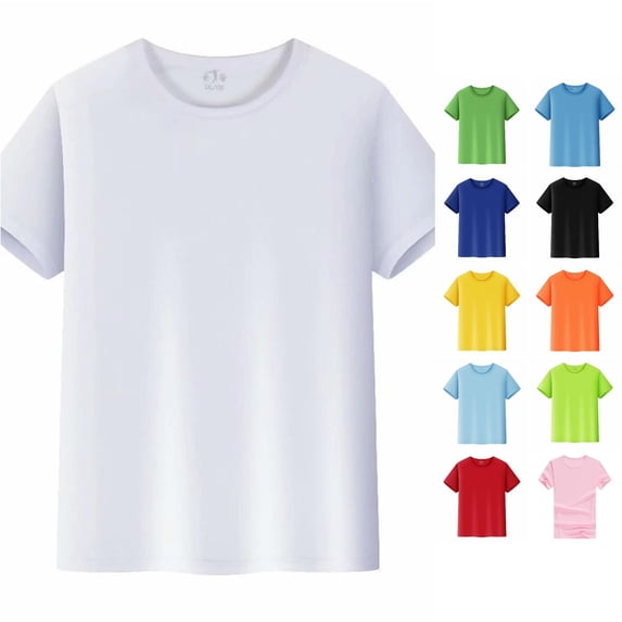 Men Athletic Crewneck Gym Tee Short Sleeve WorkouTennis T Shirts Running Top